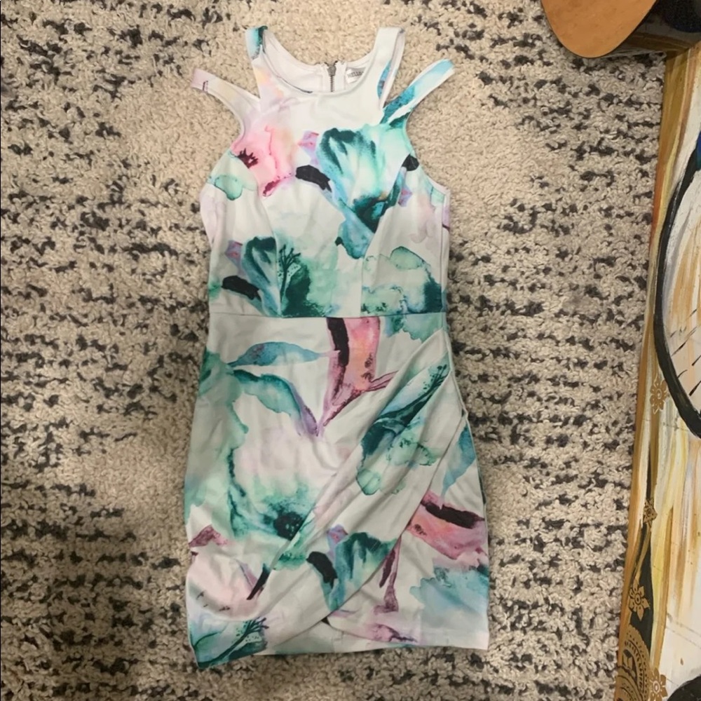 Floral dress size small